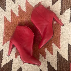 Halogen Red Booties